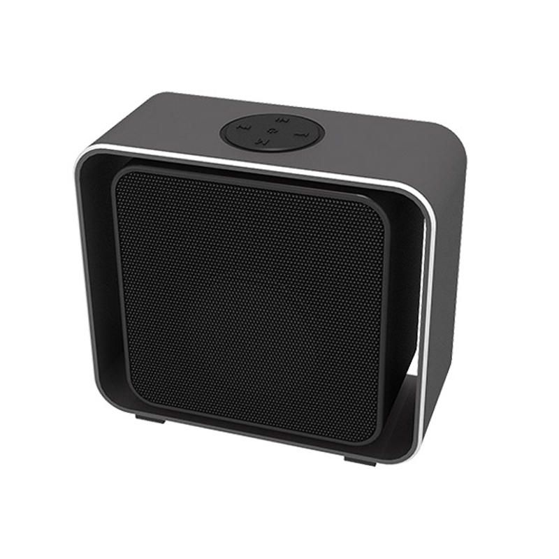 Carga Usb Led Bt Tf Fm Bluetooth Altavoz 360 Rotación Radio Despertador