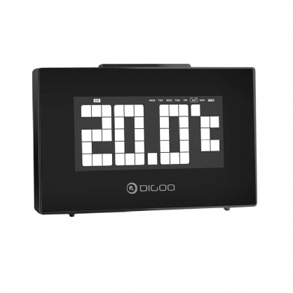 Digoo Dg-c9 Alarma De Repetición De Tiempo Multifuncional Día De La Semana Reloj Despertador Digital Electrónico Automático