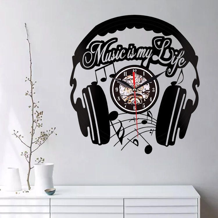 Emoyo Ehj85 Reloj De Pared Creativo Reloj De Pared 3d Reloj De Pared De Cuarzo Para Decoraciones De Oficina En Casa