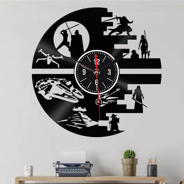 Emoyo Ehj94 Reloj De Pared Creativo Reloj De Pared 3d Reloj De Pared De Cuarzo Para Decoraciones De Oficina En Casa