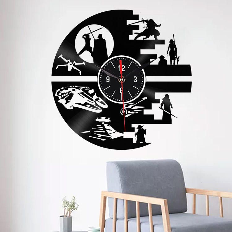 Emoyo Ehj94 Reloj De Pared Creativo Reloj De Pared 3d Reloj De Pared De Cuarzo Para Decoraciones De Oficina En Casa