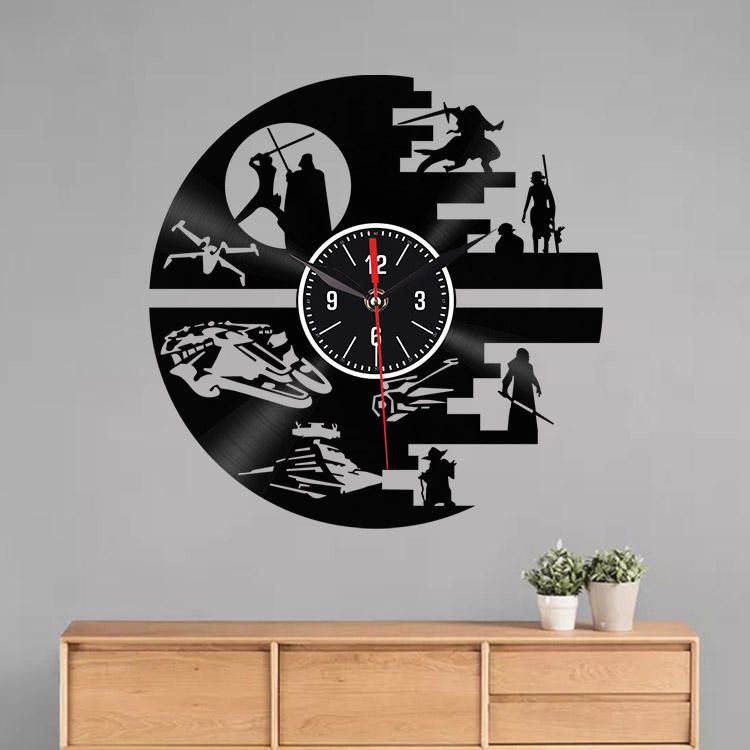 Emoyo Ehj94 Reloj De Pared Creativo Reloj De Pared 3d Reloj De Pared De Cuarzo Para Decoraciones De Oficina En Casa