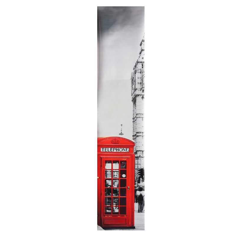 Etiqueta Engomada Del Refrigerador De La Pared De La Puerta Del Arte 3d Big Ben Calcomanía Autoadhesiva Mural Paisaje Decoración Del Hogar