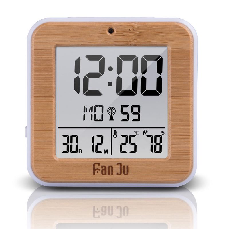 Fanju Fj3533 Lcd Reloj Despertador Digital Temperatura Interior Alarma Doble Función De Luz De Fondo De Repetición Pantalla De Fecha