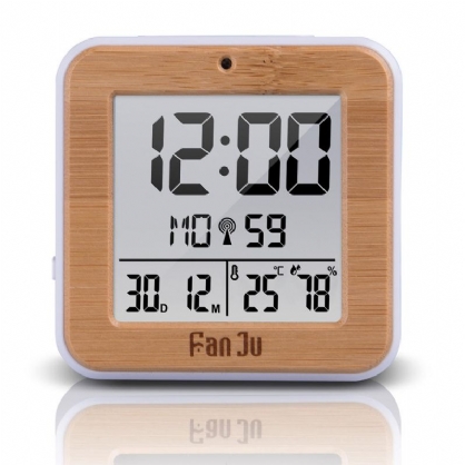 Fanju Fj3533 Lcd Reloj Despertador Digital Temperatura Interior Alarma Doble Función De Luz De Fondo De Repetición Pantalla De Fecha