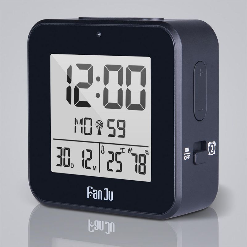 Fanju Fj3533 Lcd Reloj Despertador Digital Temperatura Interior Alarma Doble Función De Luz De Fondo De Repetición Pantalla De Fecha