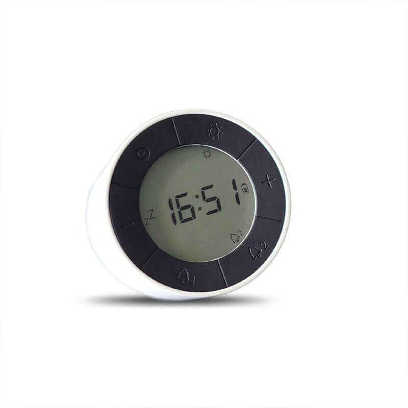 Hc-104 Digital Recargable Sensor De Gravedad De Doble Propósito Luz Nocturna Combinar Reloj Despertador