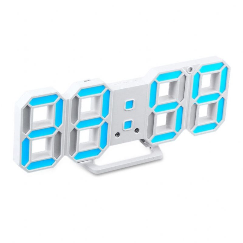 Hc-28 Carga Usb Creativa Pantalla De Dígitos 3d Brillo Ajustable Reloj Despertador