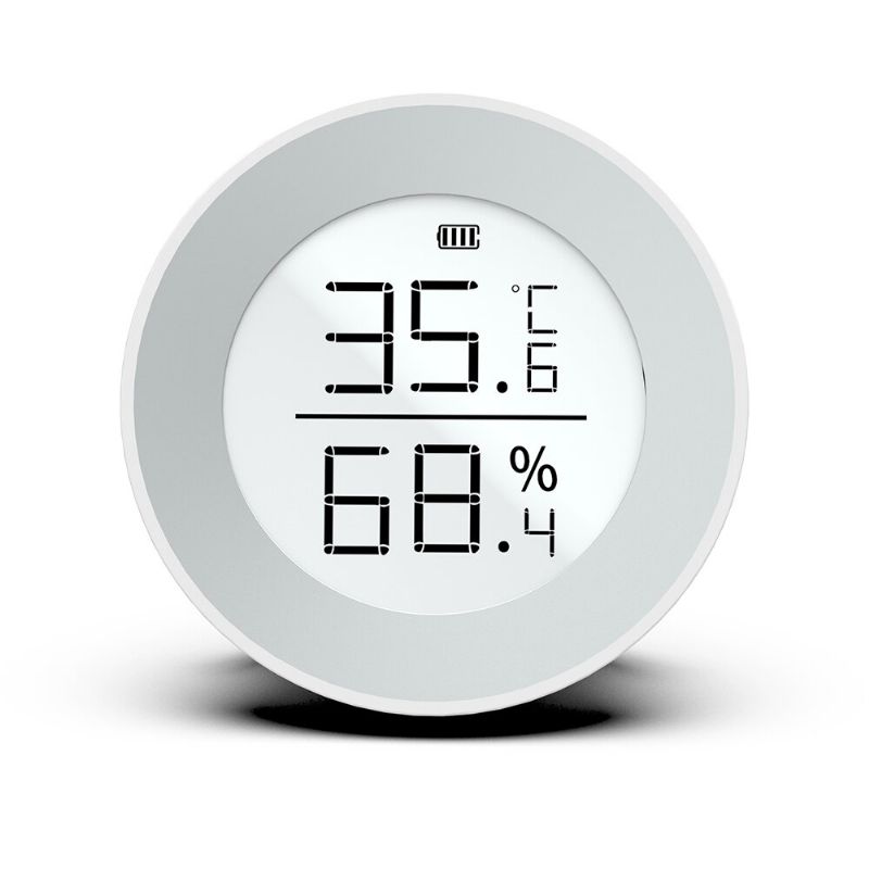 Higrómetro De Temperatura Interior Circular Digital Medición De Temperatura De Humedad Para Medición De Oficina En Casa En Interiores