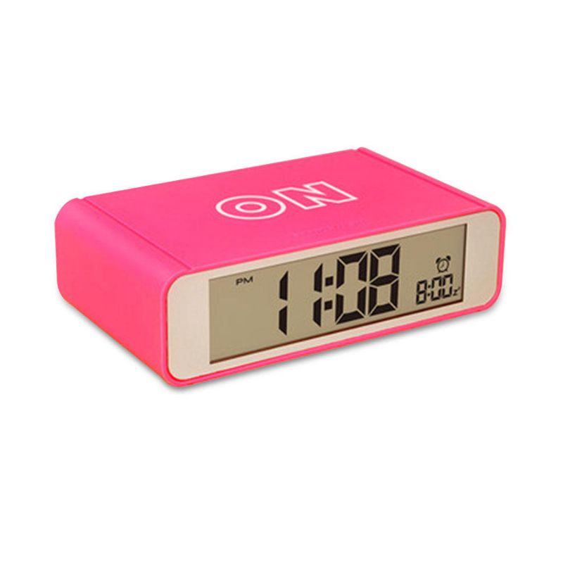 Led Touch Luminoso Digital Electrónico Luz Nocturna Creativa Flip Snooze Despertador De Escritorio Mecánico Reloj Despertador Digital Inteligente Reloj De Mesa Relojes Sensor Táctil Superior Electrónico Reloj Despertador Digital D