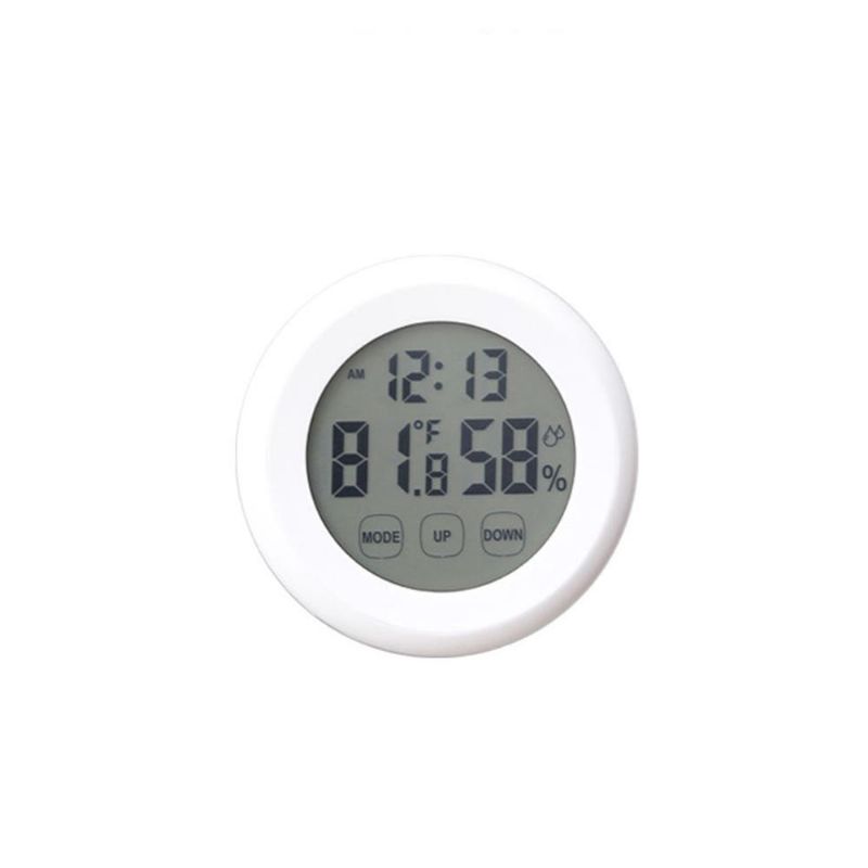 Reloj Despertador Led Digital Eléctrico Con Control De Pantalla Táctil Termómetro Higrómetro Reloj De Oficina De Escritorio Multifuncional