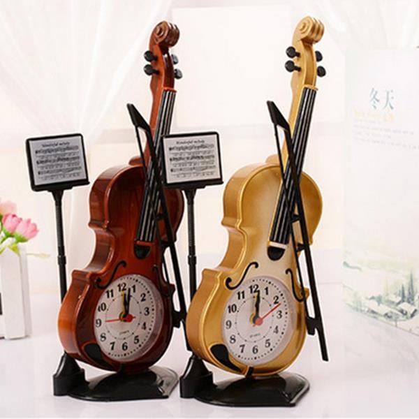 Reloj Despertador De Plástico Para Piano Portátil Adornos De Mesa Para Estudiantes Creativos Reloj Despertador Para Niños Y Parejas