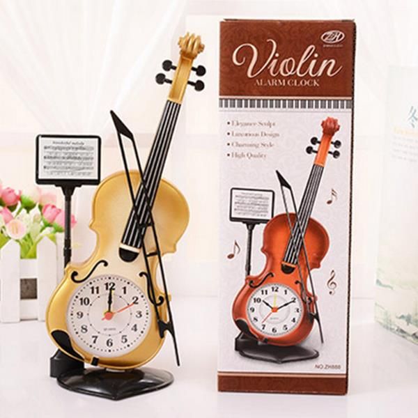 Reloj Despertador De Plástico Para Piano Portátil Adornos De Mesa Para Estudiantes Creativos Reloj Despertador Para Niños Y Parejas