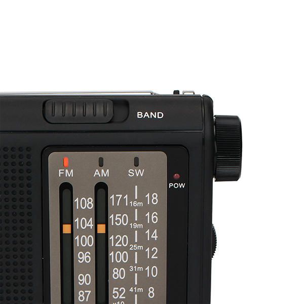 Retekess V-117 Fm Am Sw Radio De 3 Bandas Funciona Con Pilas Funciona Con 2 Pilas Aa Transistor Radio Jack Receptor De Radio De Emergencia Estación De Radio Portátil