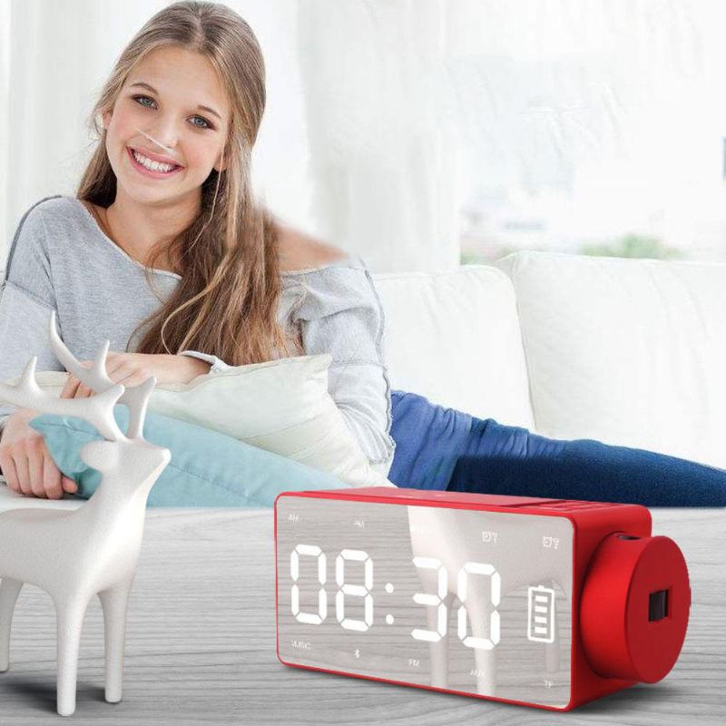 S91s Multifuncional Bluetooth Altavoz Teléfono Cargador Inalámbrico Reloj Despertador Diy Grabación De Música Radio Fm