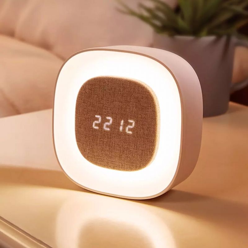 Smart X901 Dormitorio Luz De Noche Reloj Despertador Sensor Táctil Led Reloj De Repetición Digital Lámpara De Despertador De