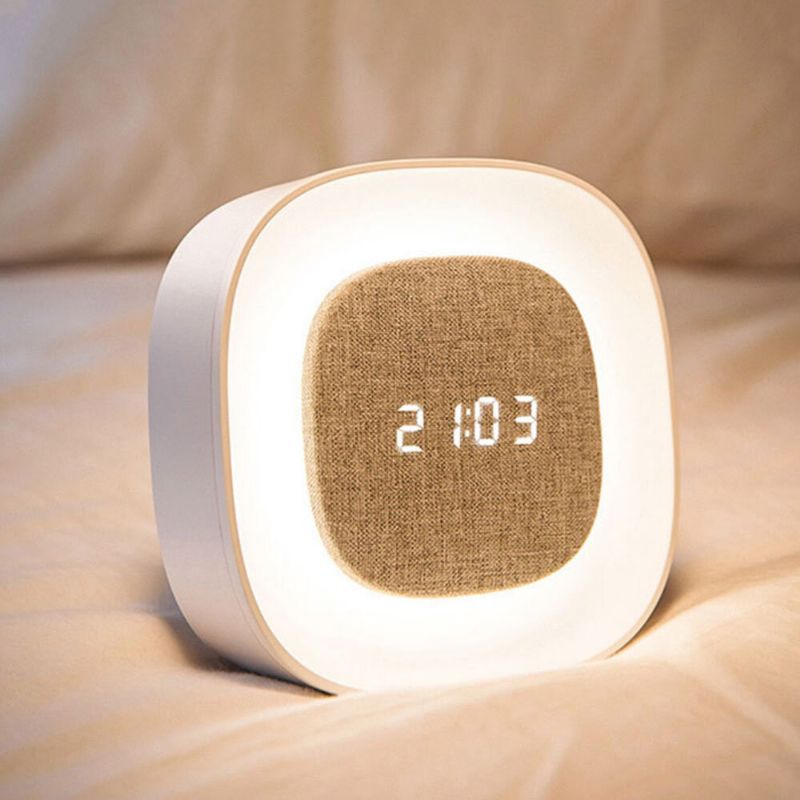 Smart X901 Dormitorio Luz De Noche Reloj Despertador Sensor Táctil Led Reloj De Repetición Digital Lámpara De Despertador De