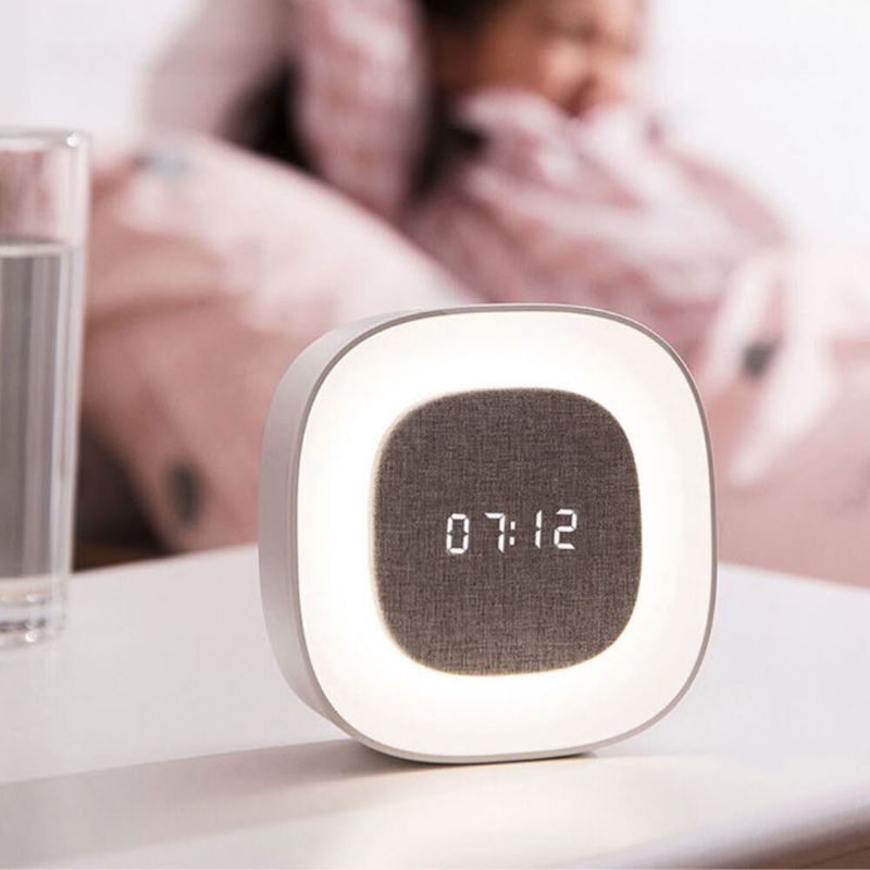 Smart X901 Dormitorio Luz De Noche Reloj Despertador Sensor Táctil Led Reloj De Repetición Digital Lámpara De Despertador De