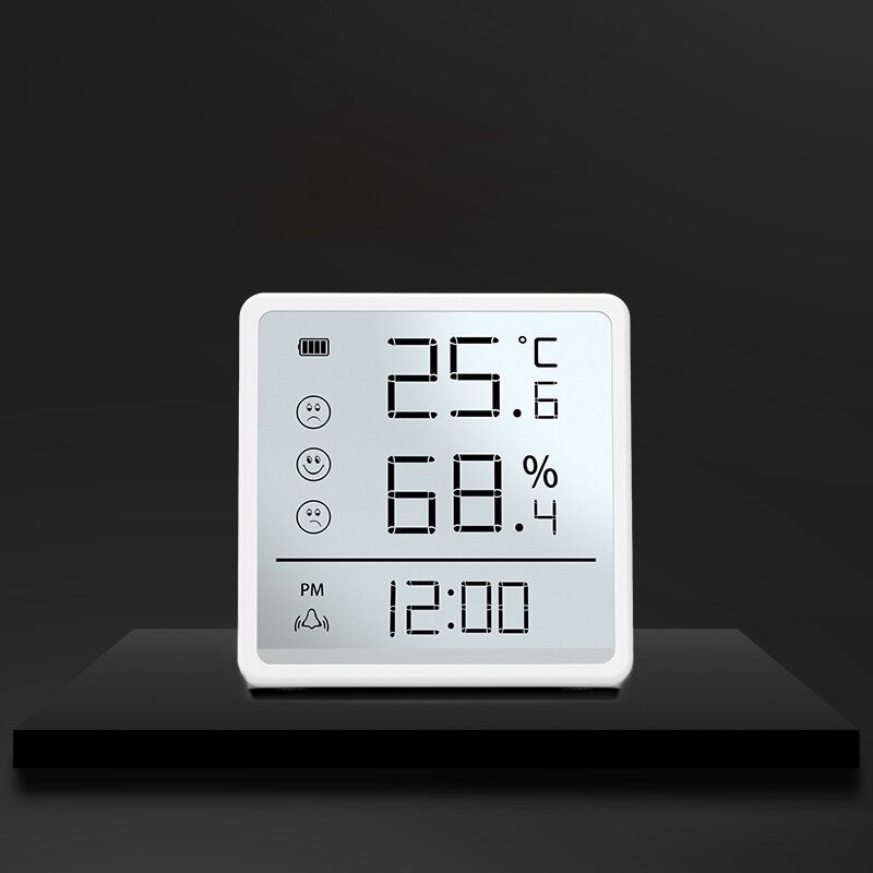 Termómetro Cuadrado Digital Higrómetro Temperatura Interior Humedad Medición De Temperatura Exterior Para Oficina En Casa