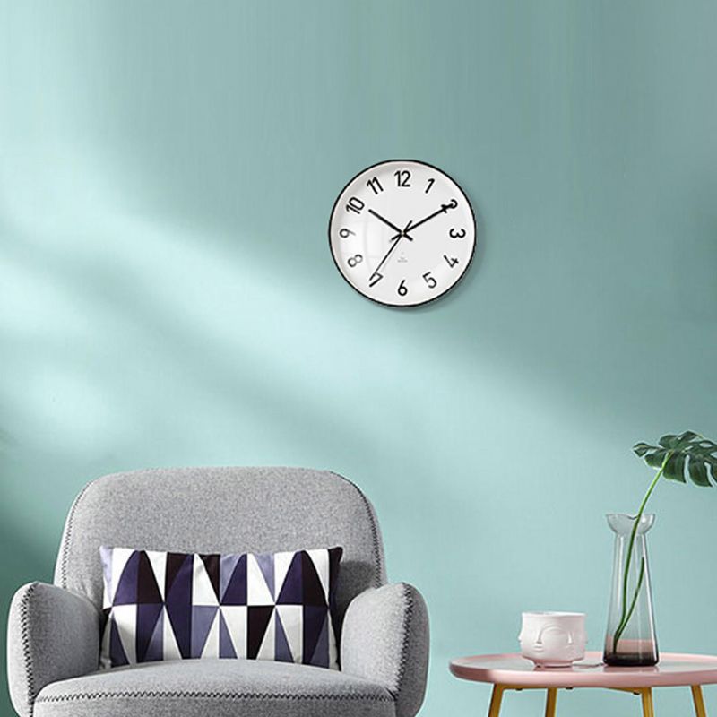 Time Aesthetics Reloj De Pared Lassic Reloj De Arte Silencioso Sin Tictac Excelente Movimiento De Barrido Preciso Decorativo Moderno