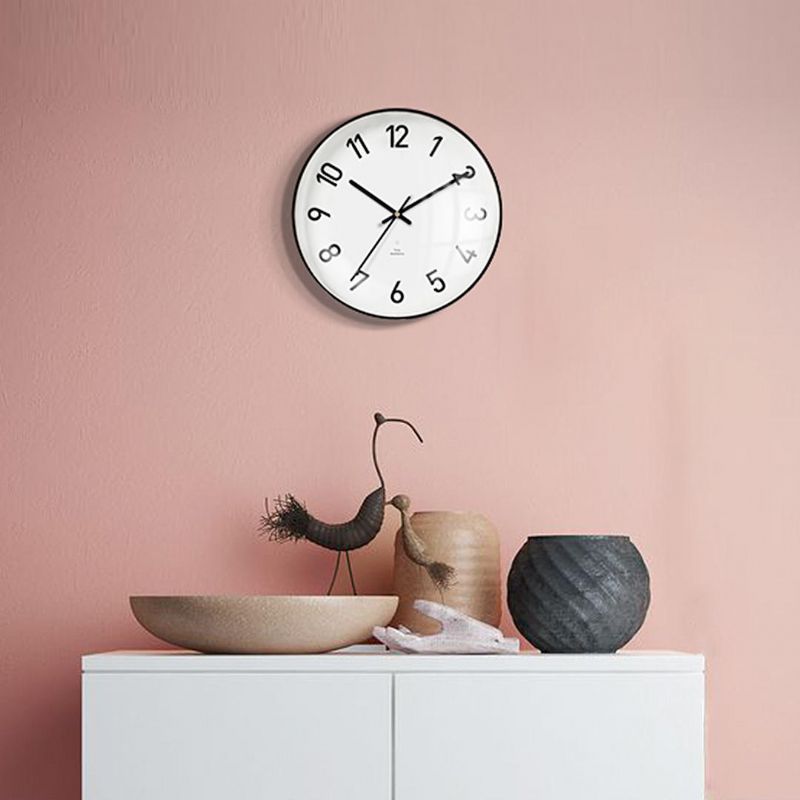 Time Aesthetics Reloj De Pared Lassic Reloj De Arte Silencioso Sin Tictac Excelente Movimiento De Barrido Preciso Decorativo Moderno