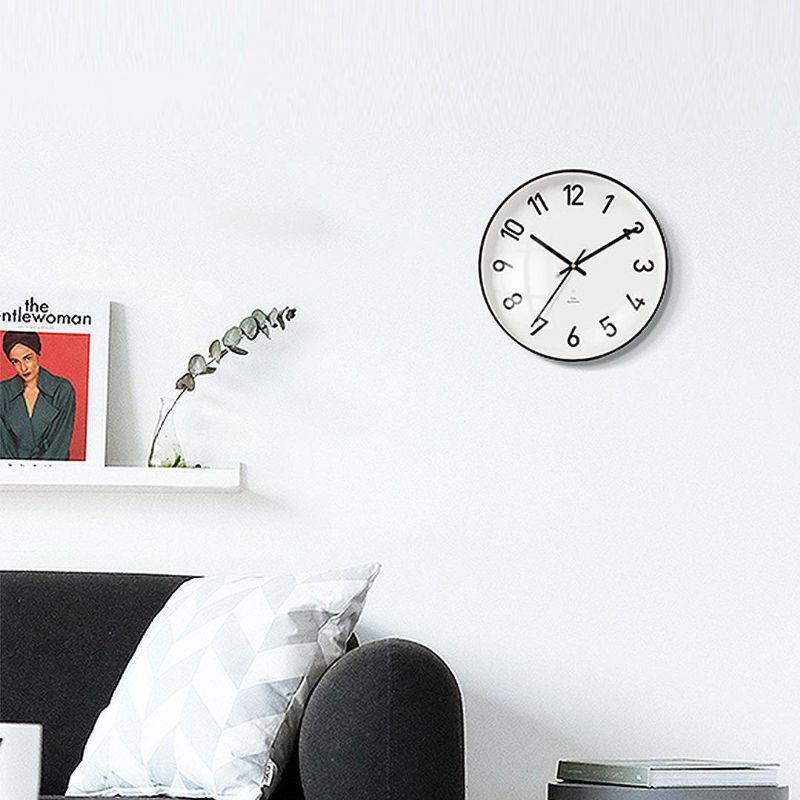 Time Aesthetics Reloj De Pared Lassic Reloj De Arte Silencioso Sin Tictac Excelente Movimiento De Barrido Preciso Decorativo Moderno