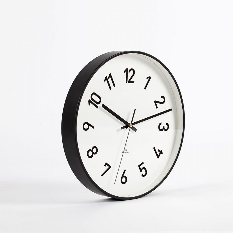 Time Aesthetics Reloj De Pared Lassic Reloj De Arte Silencioso Sin Tictac Excelente Movimiento De Barrido Preciso Decorativo Moderno