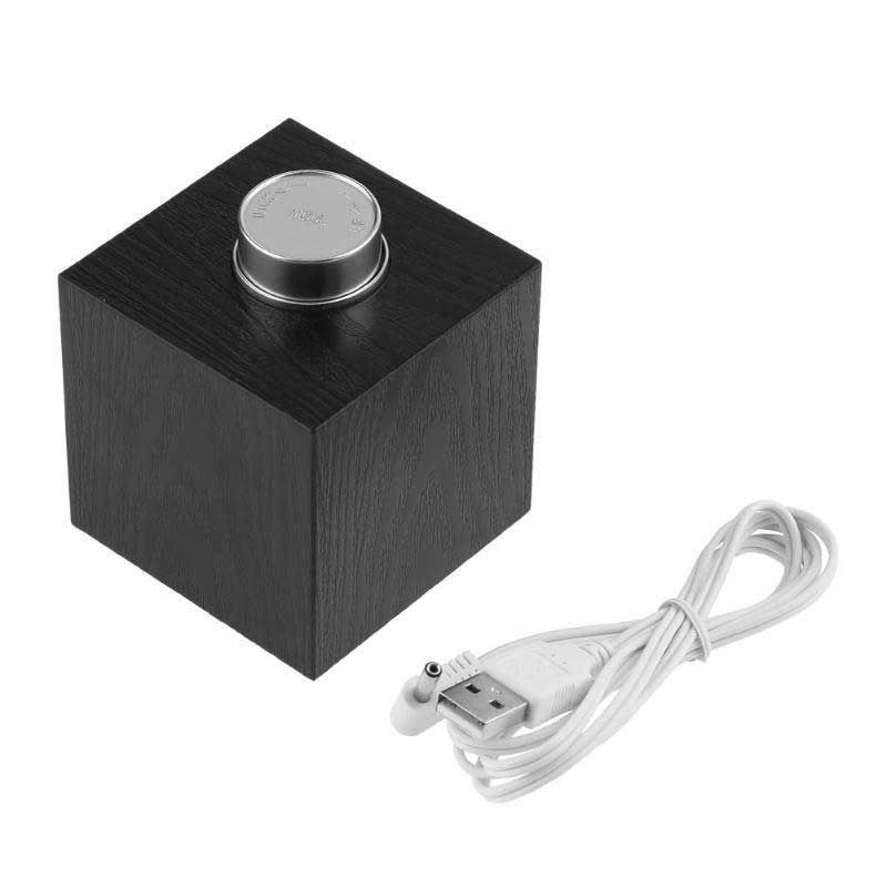 Ts-t13 Perilla Giratoria De Cubo Digital Reloj Led Temperatura Ajustable ° C ° F Hora 12h 24h Pantalla Función De Repetición De 3 Modos Reloj Despertador Luz Nocturna Usb Reloj Despertador Con Pilas