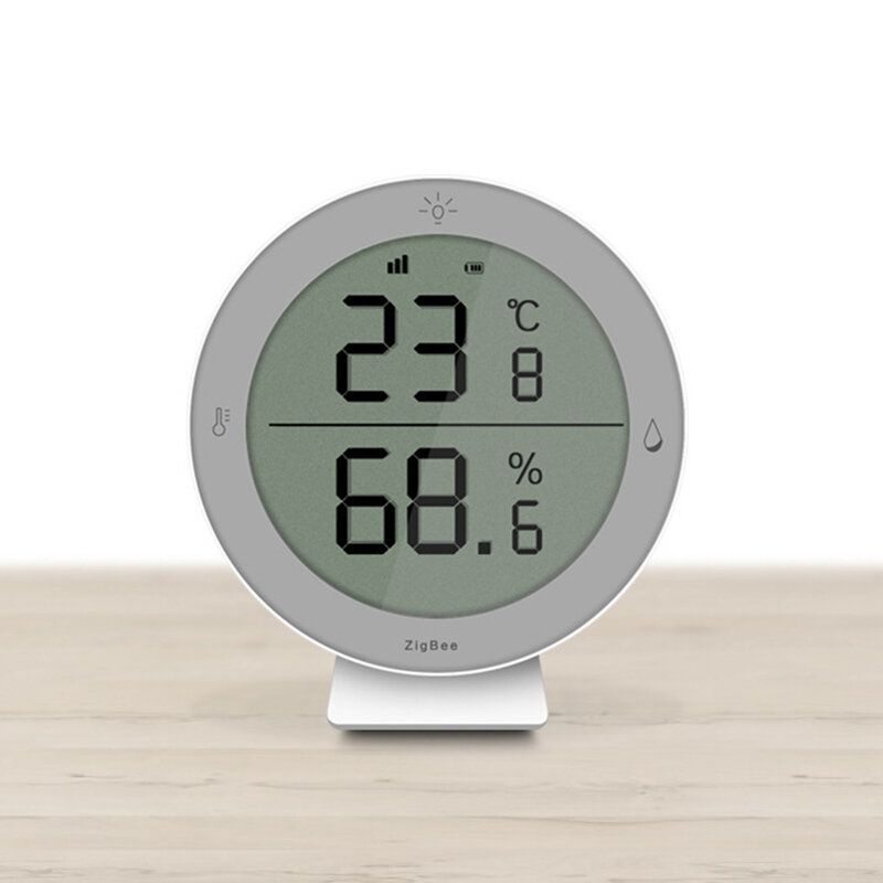 Tuya Termómetro Inalámbrico Higrómetro Pantalla Lcd Sensor Digital De Temperatura Y Humedad Con Tuya Alexa Google Smart Life