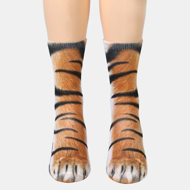 Calcetines Con Estampado De Animales Unisex Para Adultos Calcetines De Animales