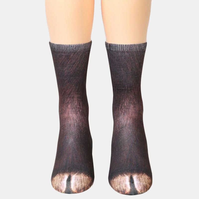 Calcetines Con Estampado De Animales Unisex Para Adultos Calcetines De Animales