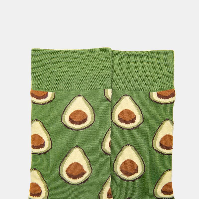 Calcetines Calcetines Femeninos De Tubo Verde Aguacate Versión Coreana Tendencia Medias Para Hombres Calle