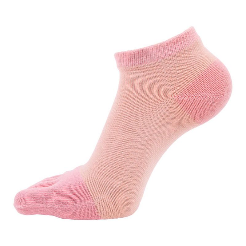 Calcetines Simples De Cinco Dedos Para Mujeres Y Niñas Conjunto De 5 Pares De Calcetines Tobilleros