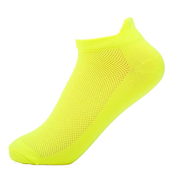 Calcetines De Tubo Corto Para Hombre De Colores Fluorescentes Calcetines Deportivos Transpirables Casuales