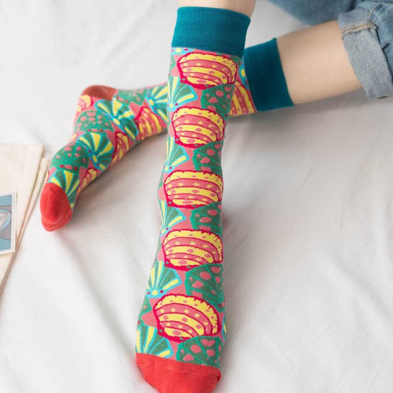 Calcetines De Tubo Para Parejas De Moda Con Estilo De Personalidad Para Hombres Y Mujeres