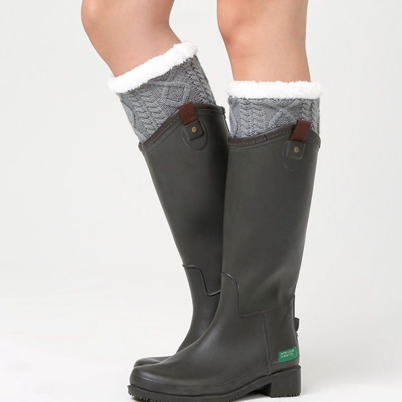 Calcetines Unisex Winter Plus De Terciopelo Hasta La Rodilla Tobillo Y Pantorrilla