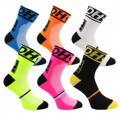 Dh Sports Calcetines De Ciclismo Con Cojín Para Hombre Y Mujer