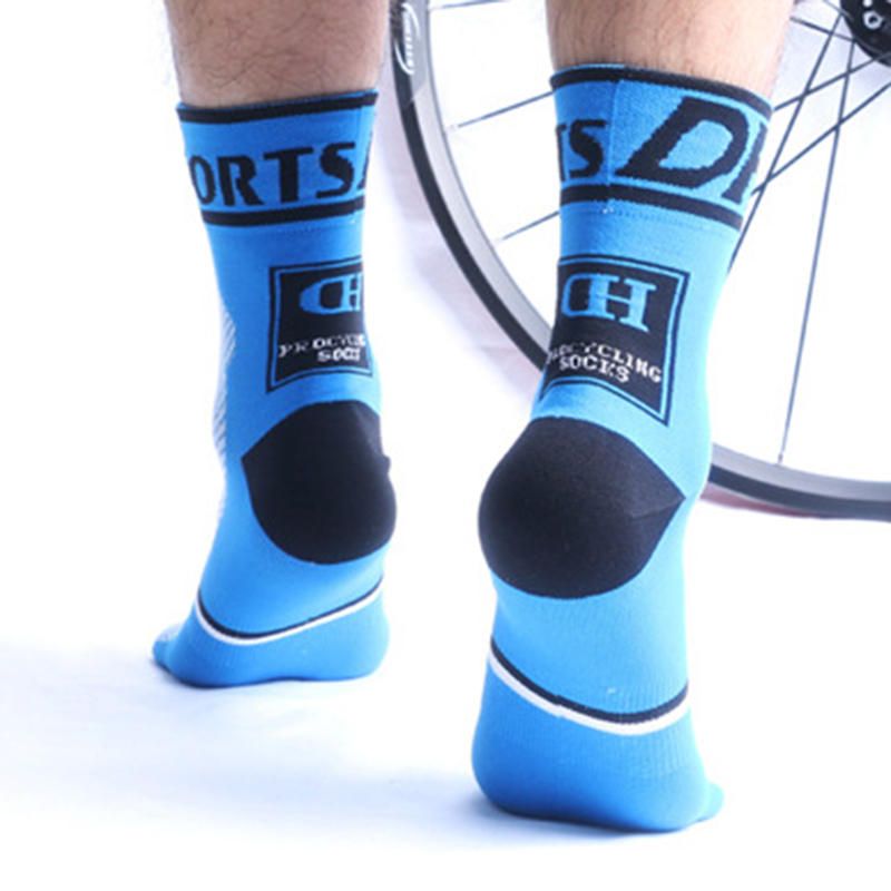 Dh Sports Calcetines De Ciclismo Con Cojín Para Hombre Y Mujer