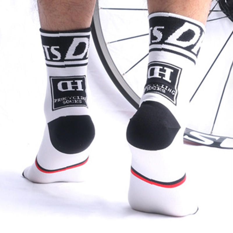 Dh Sports Calcetines De Ciclismo Con Cojín Para Hombre Y Mujer