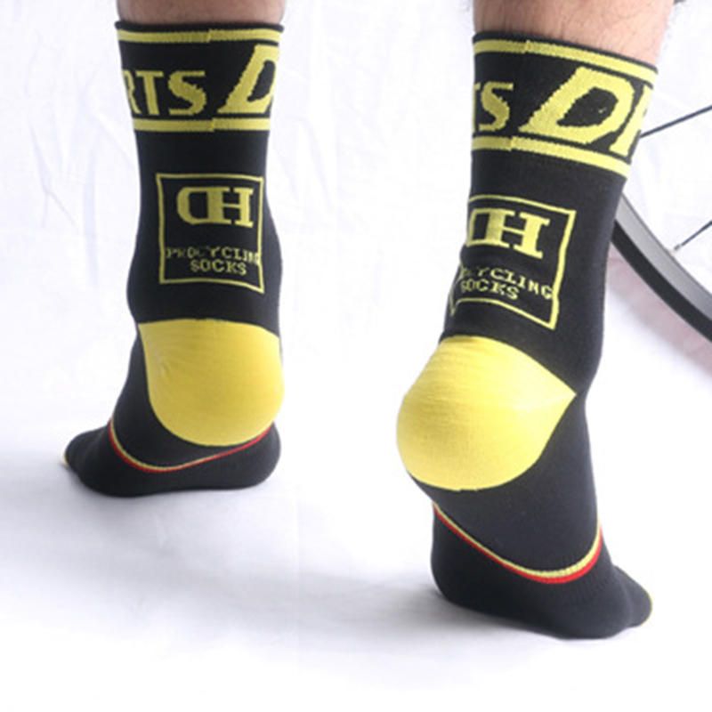 Dh Sports Calcetines De Ciclismo Con Cojín Para Hombre Y Mujer