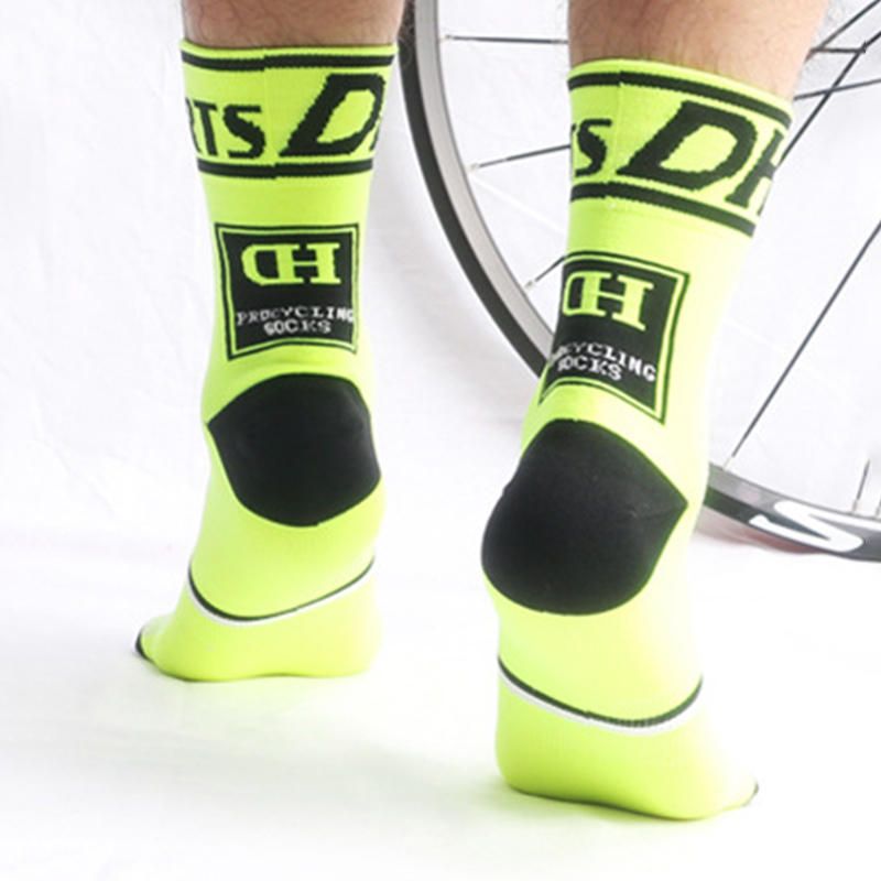 Dh Sports Calcetines De Ciclismo Con Cojín Para Hombre Y Mujer