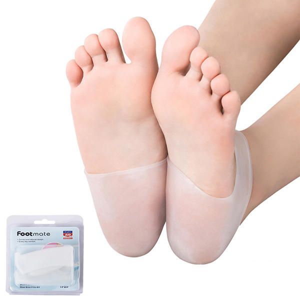 Hombres Mujeres Gel De Sílice Protector De Talón Elasticidad Eliminador De Dolor De Talón Transpirable Cuidado Completo Del Pie