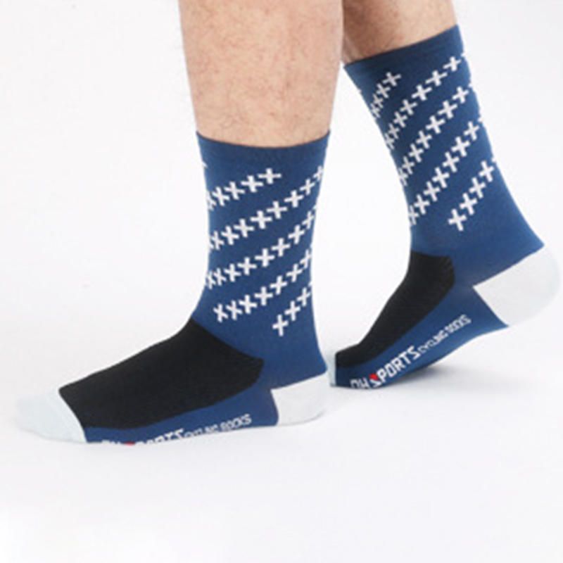 Riding Cushion Crew Sock Calcetines Deportivos Antideslizantes Transpirables