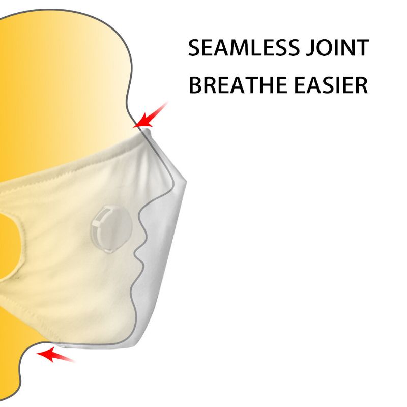 2 Piezas Pm2.5 Filtro Antílope No Desechables Máscaras Con Máscara Respiratoria