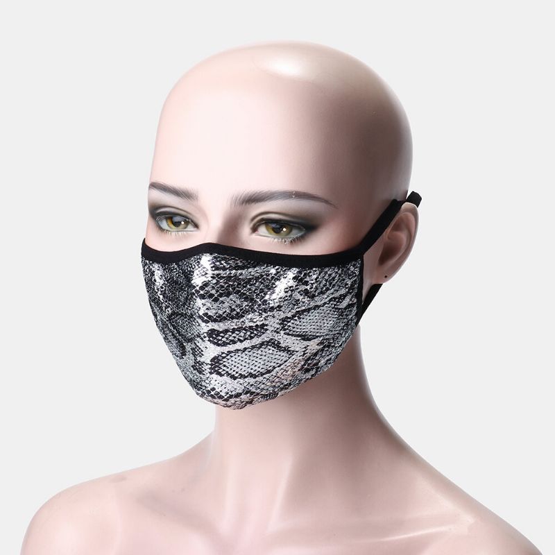 Fashion Cool Cotton Mask Máscara Facial Con Estampado De Moda