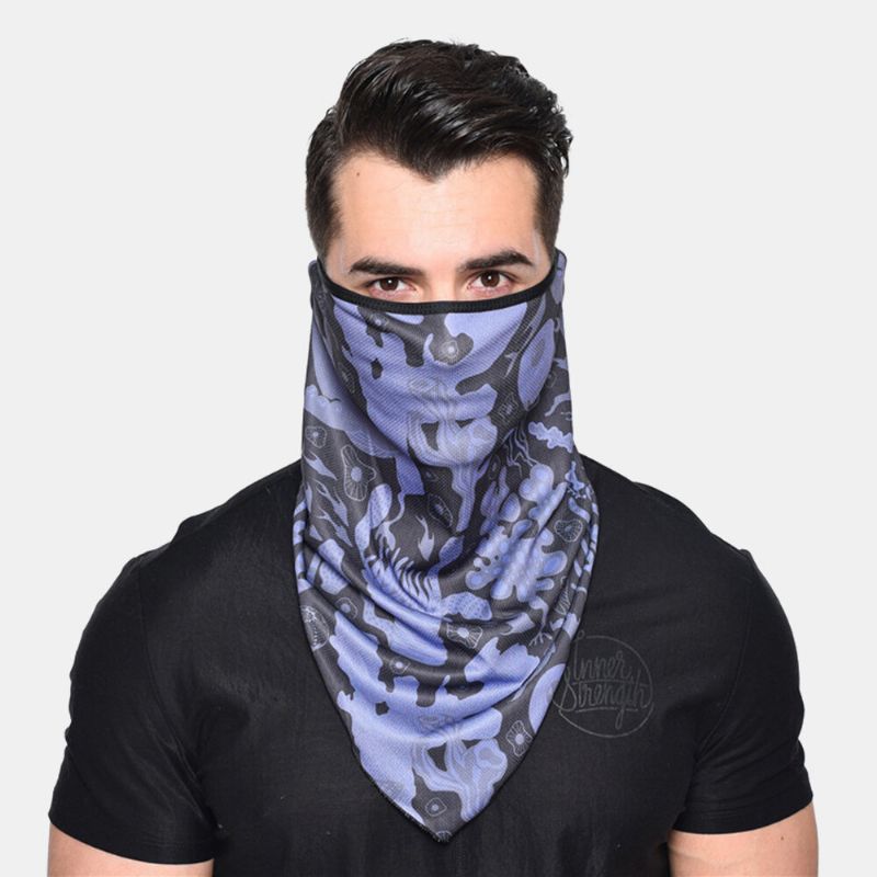 Protector Solar A Prueba De Viento Bufanda De Montar Transpirable De Secado Rápido Bandana Balaclava Polaina Para El Cuello Tubo Para El Cuello Resistente A Los Rayos Uv Secado Rápido Materiales Ligeros Ciclismo Poliéster Adultos