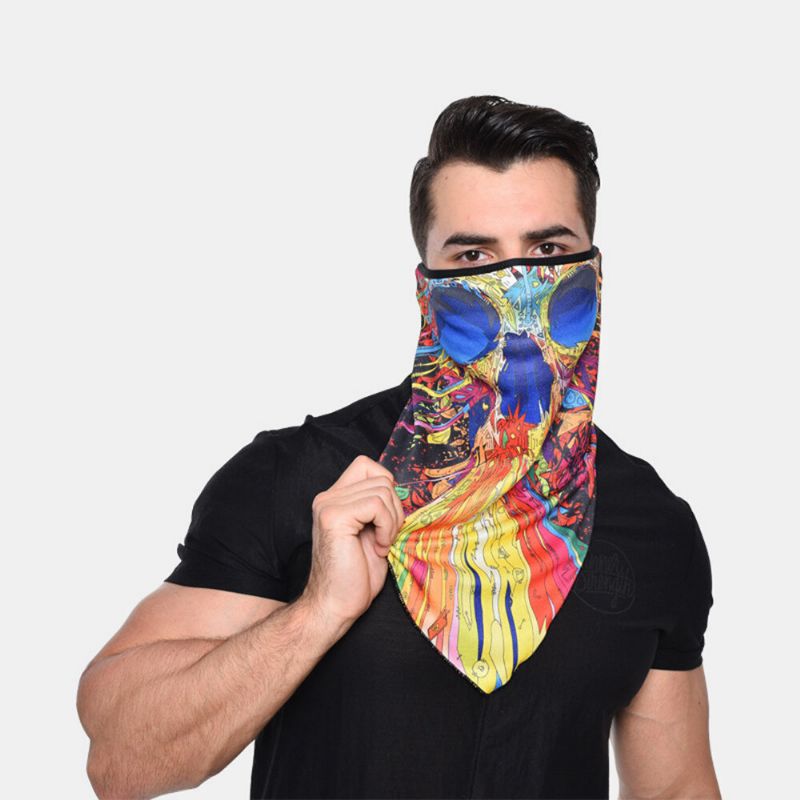 Protector Solar A Prueba De Viento Bufanda De Montar Transpirable De Secado Rápido Bandana Balaclava Polaina Para El Cuello Tubo Para El Cuello Resistente A Los Rayos Uv Secado Rápido Materiales Ligeros Ciclismo Poliéster Adultos