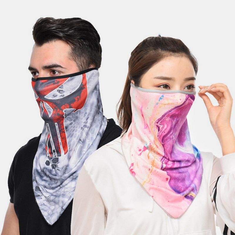 Secado Rápido Transpirable Montar Pesca A Prueba De Viento Bufanda Con Protección Solar Bandana Pasamontañas Polaina Para El Cuello Tubo Para El Cuello Resistente A Los Rayos Uv Secado Rápido Materiales Ligeros Ciclismo Poliéster Adultos