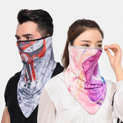 Secado Rápido Transpirable Montar Pesca A Prueba De Viento Bufanda Con Protección Solar Bandana Pasamontañas Polaina Para El Cuello Tubo Para El Cuello Resistente A Los Rayos Uv Secado Rápido Materiales Ligeros Ciclismo Poliéster Adultos