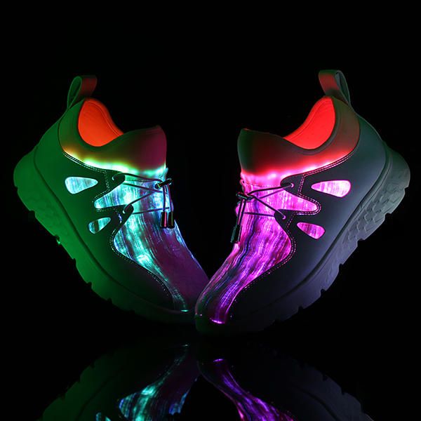 Light Up Shoes Usb Charging Colorful Led Walking Sneakers